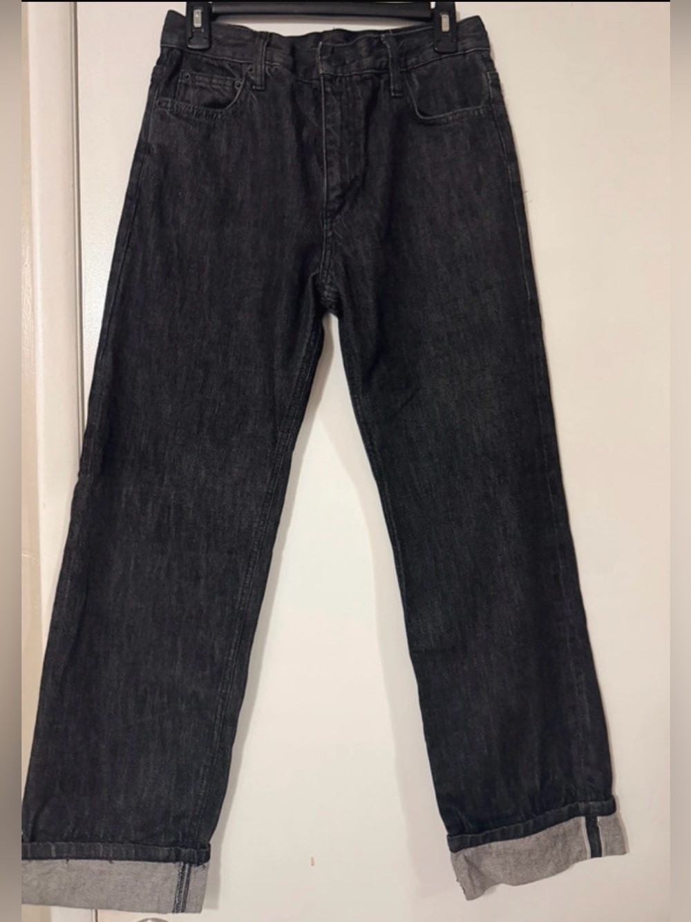 ZARA Black Straight Leg Jeans